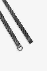 CINTURA RIGATA IN CORDA NERO